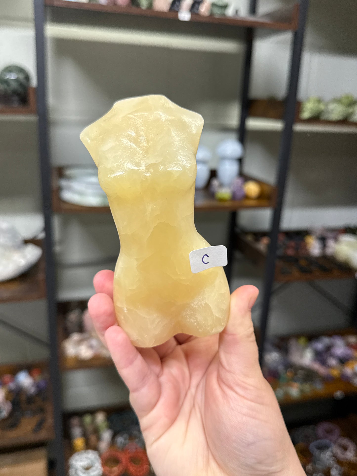 Calcite Goddess Bodies