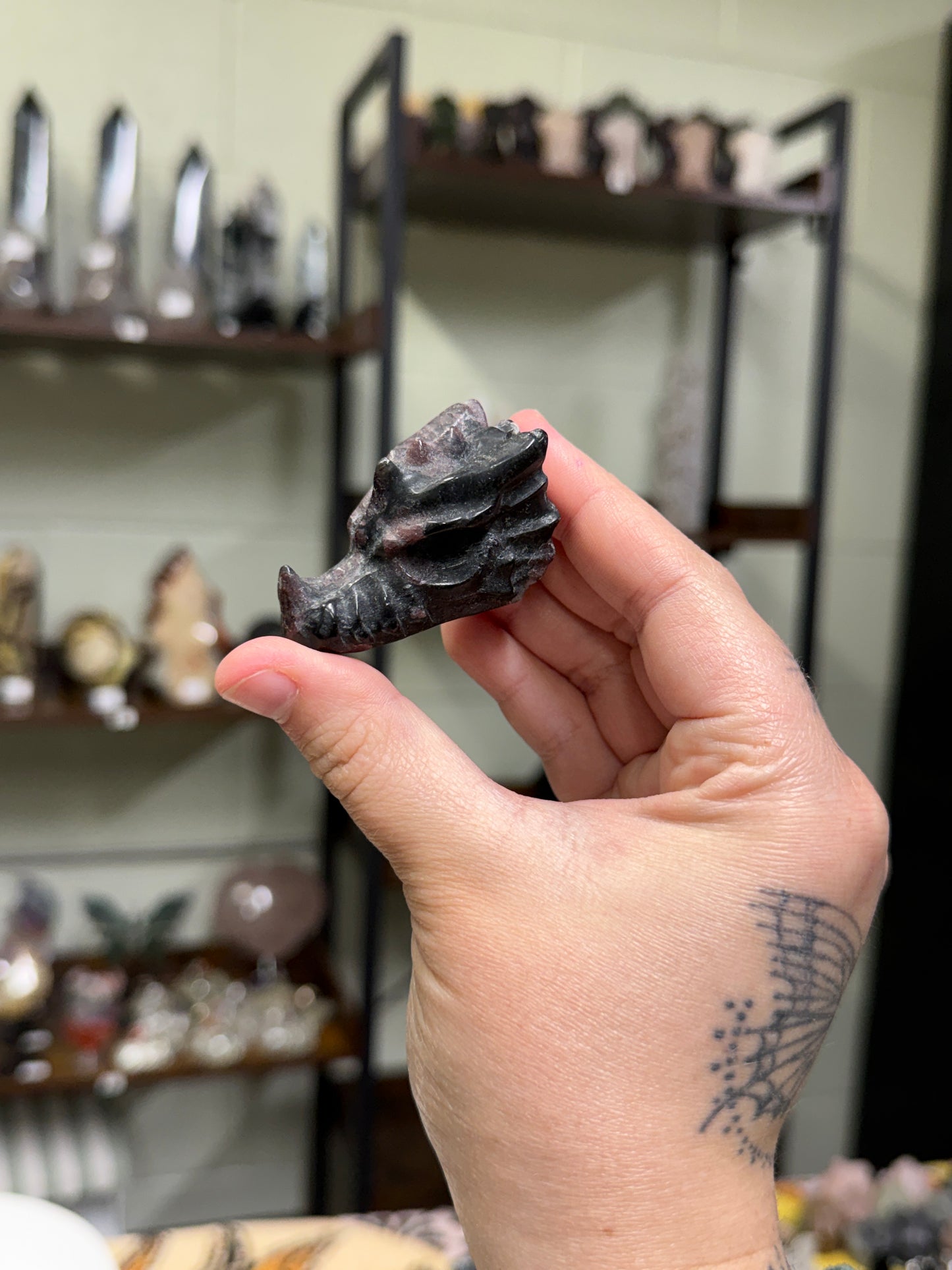 2” Dragon Skull Carvings