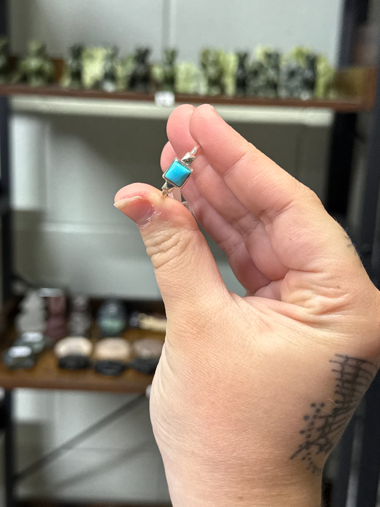 Size 9 Turquoise Ring