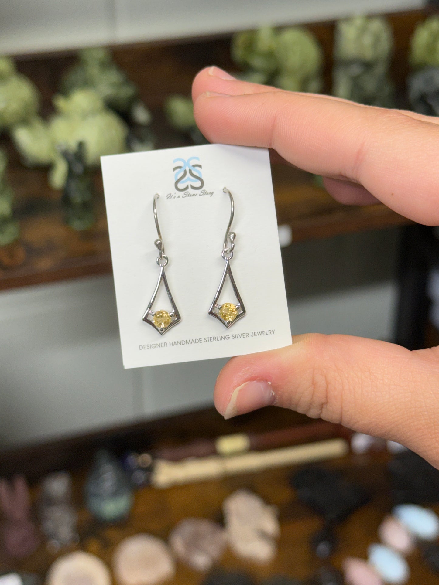 Citrine Dangle Earrings (45)
