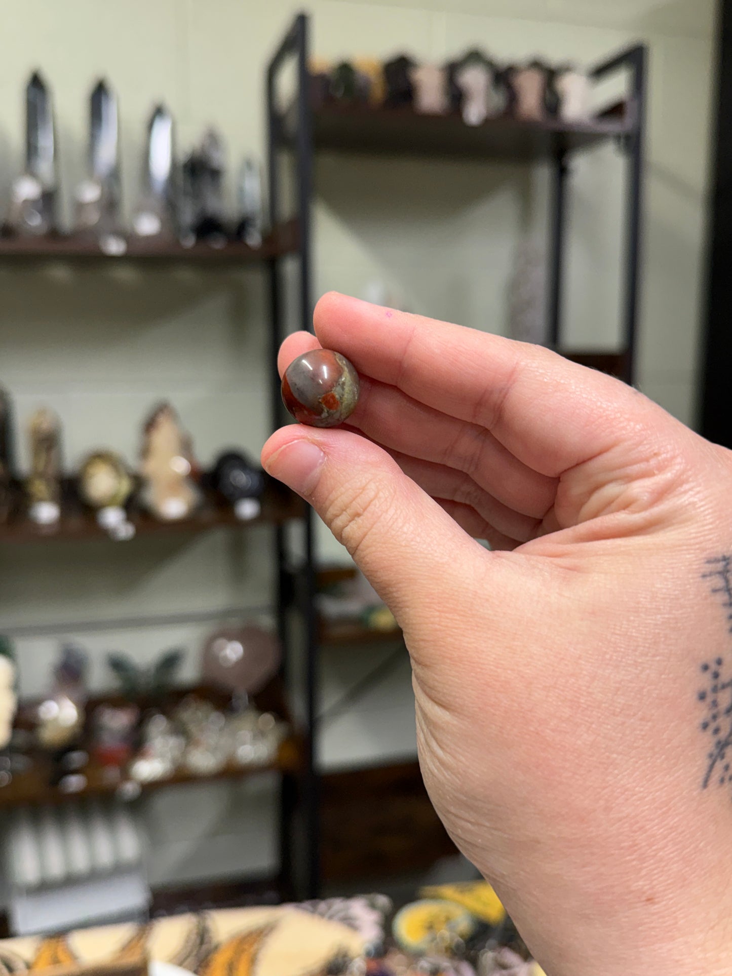 African Bloodstone Marbles