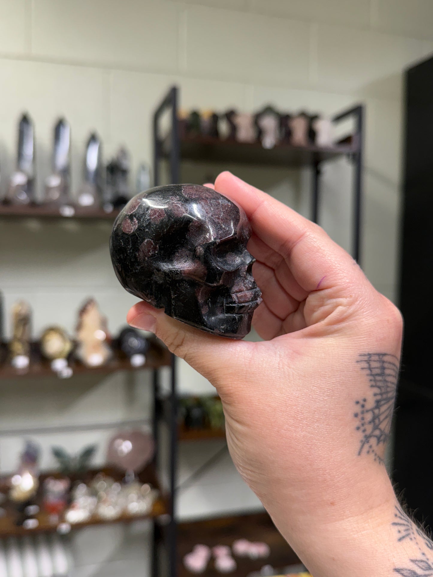 Garnet Skull