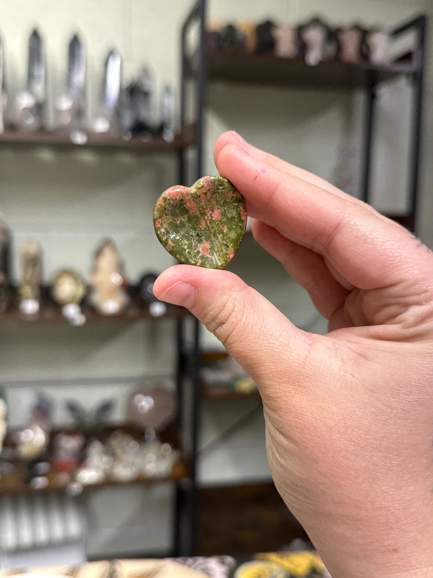 Unakite Mini Heart Bowls