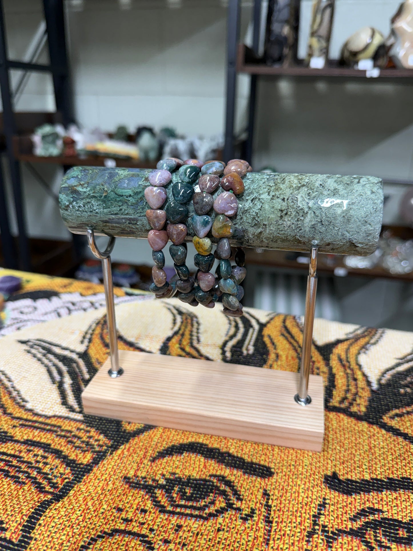 Sea Jasper Heart Bracelets