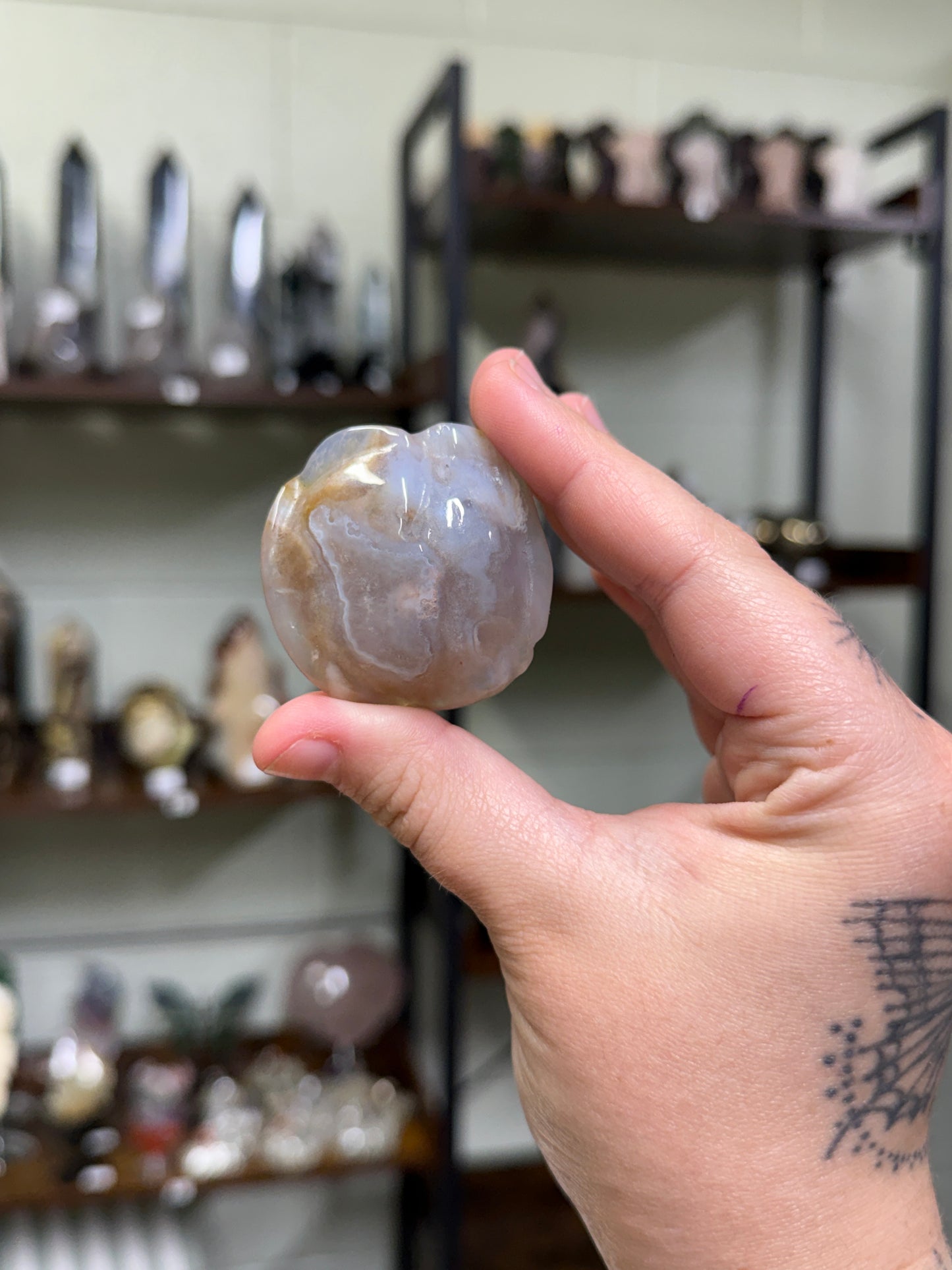 Flower Agate Rose