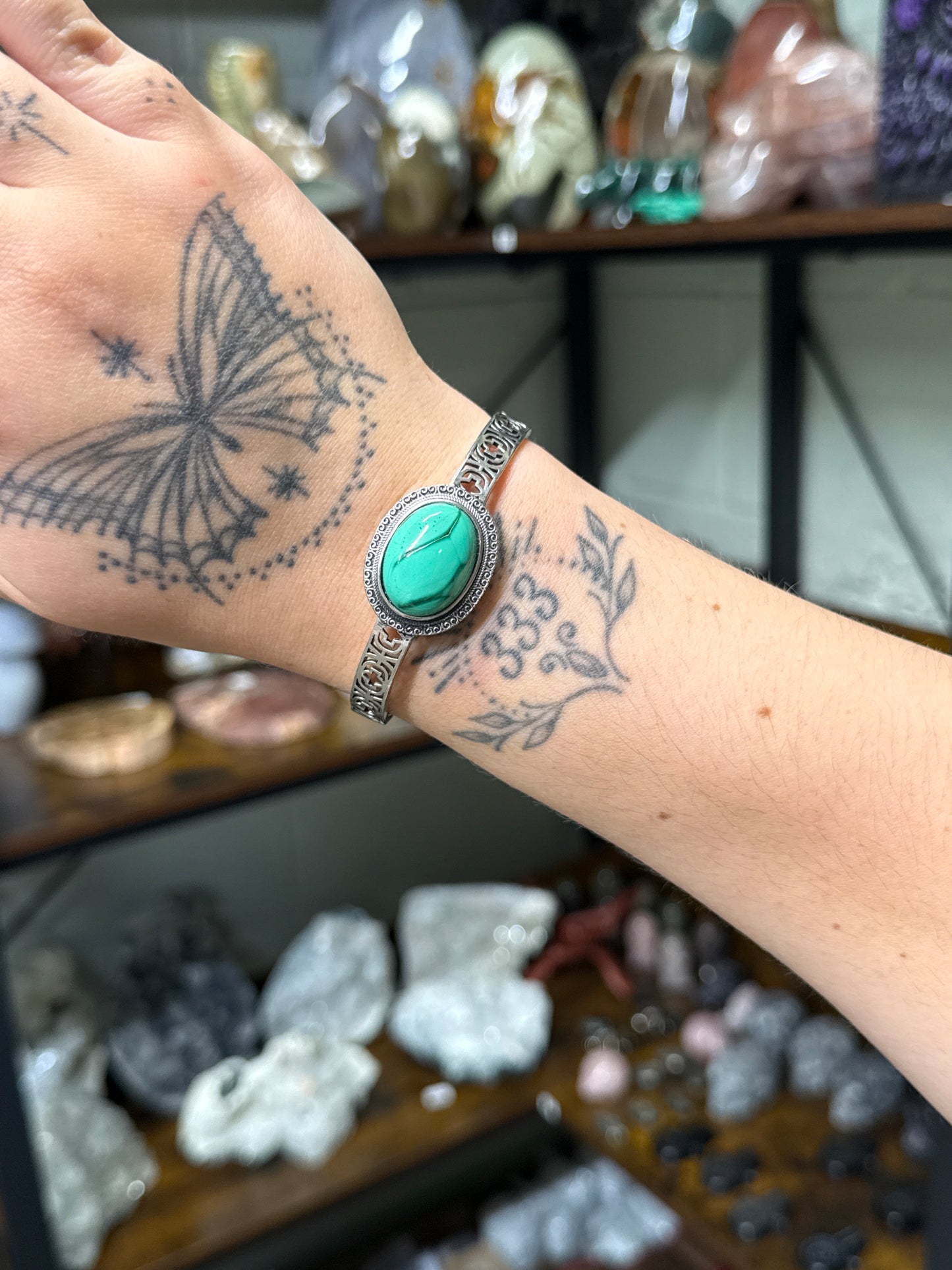 Malachite Bangle (B)