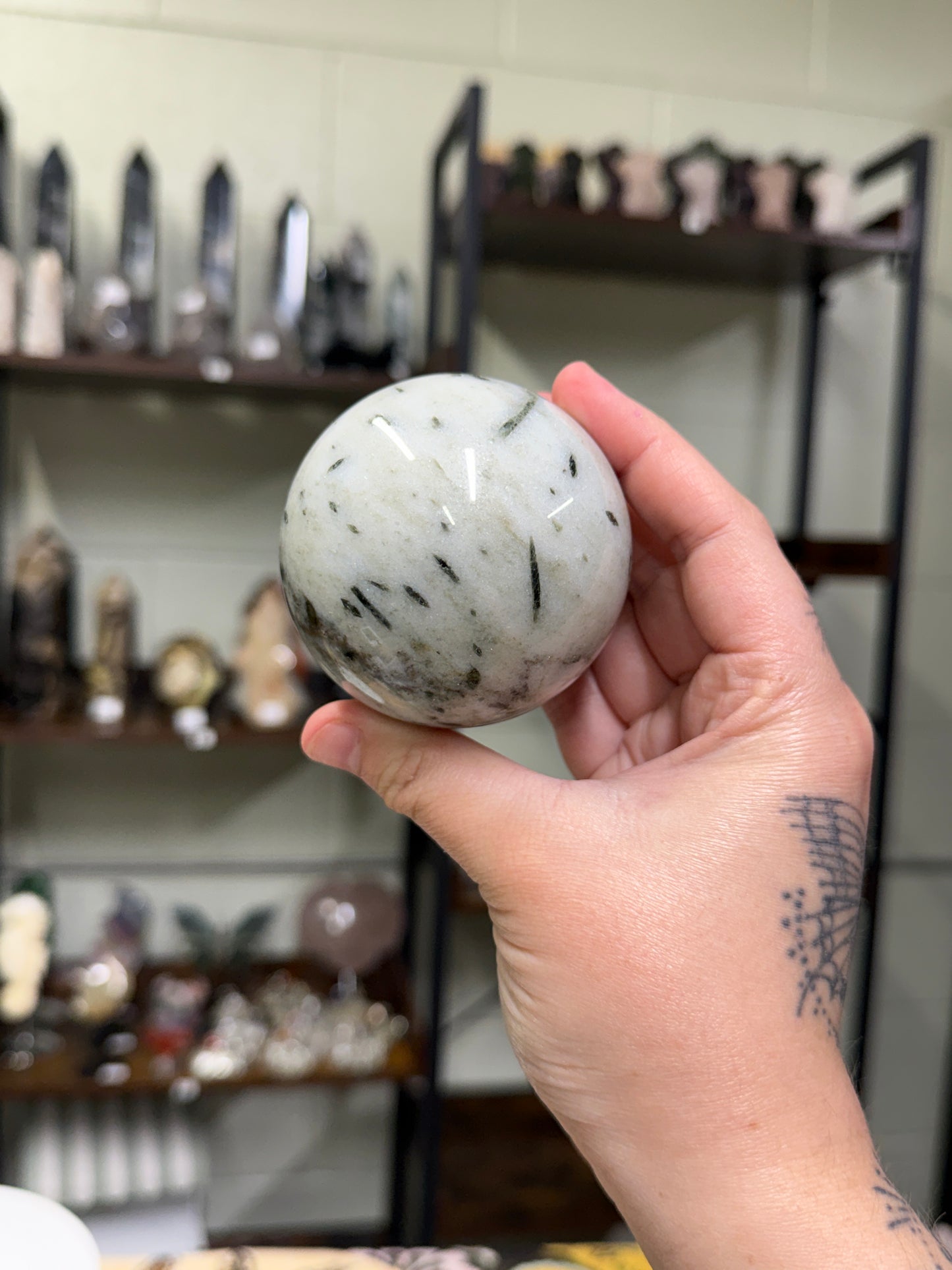 Green Tourmaline Sphere (23)