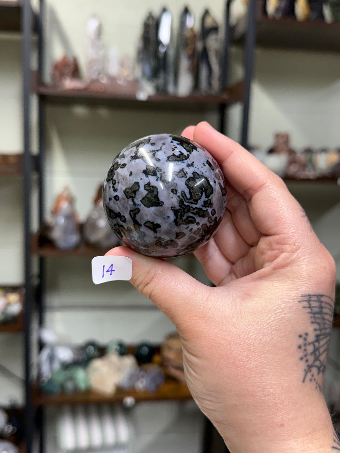 Indigo Gabbro Spheres