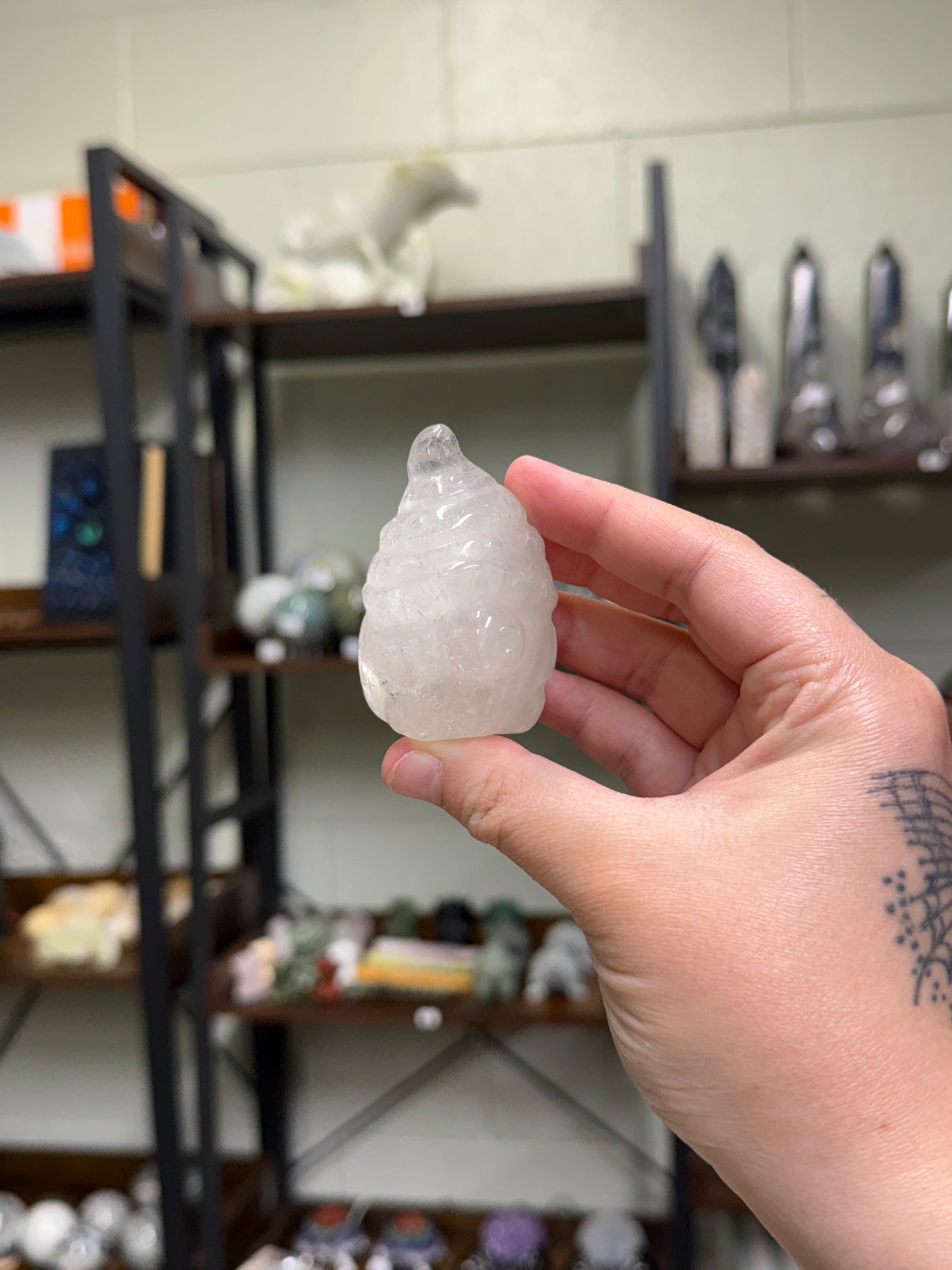 Clear Quartz Gnome