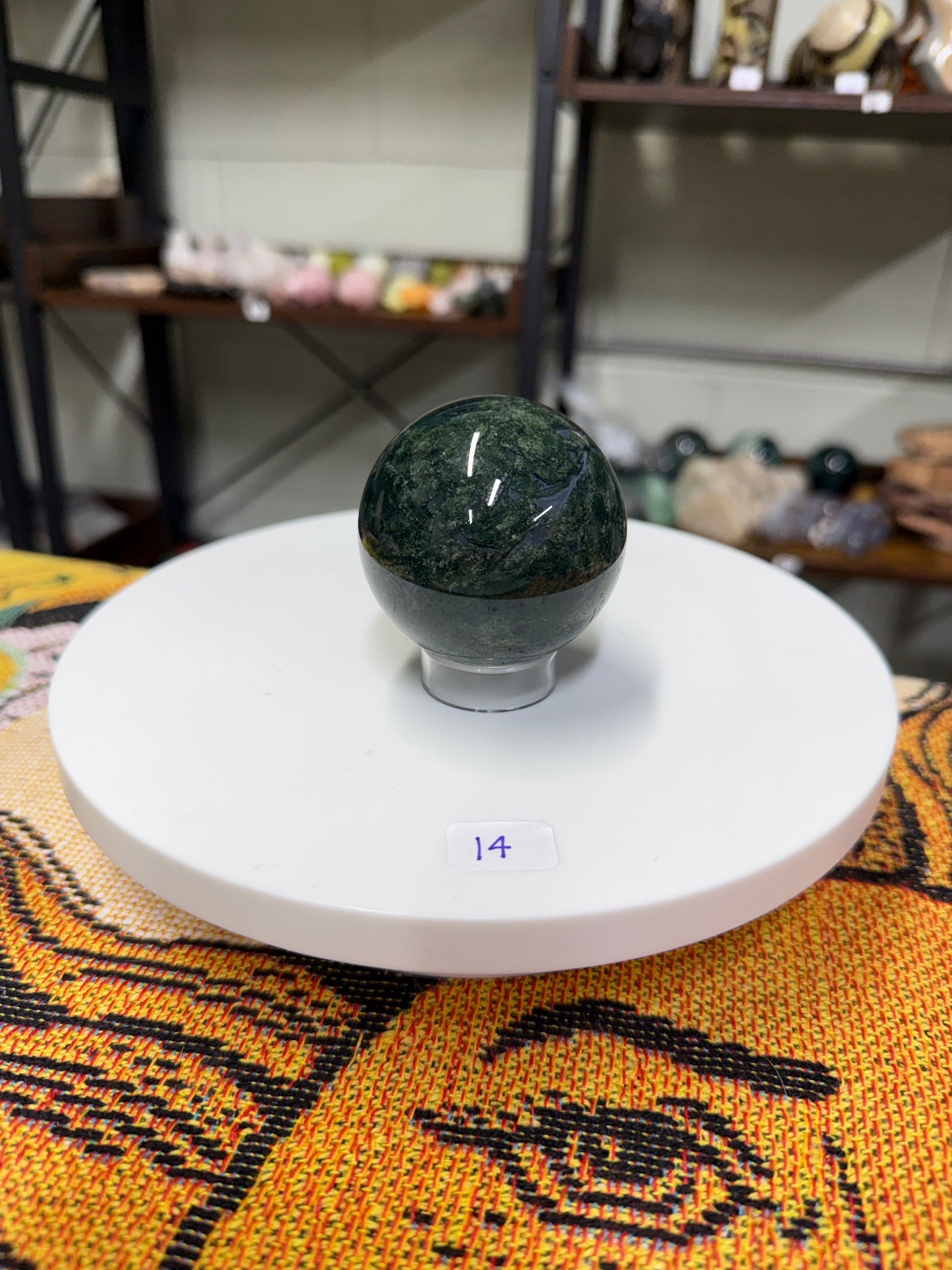 Moss Agate Sphere (14)