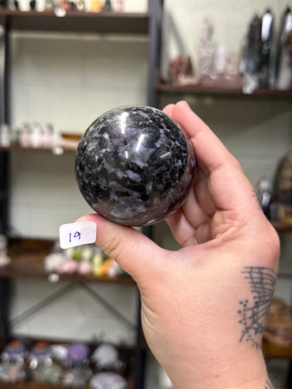 Indigo Gabbro Spheres