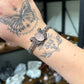 Rose Quartz Butterfly Bangle