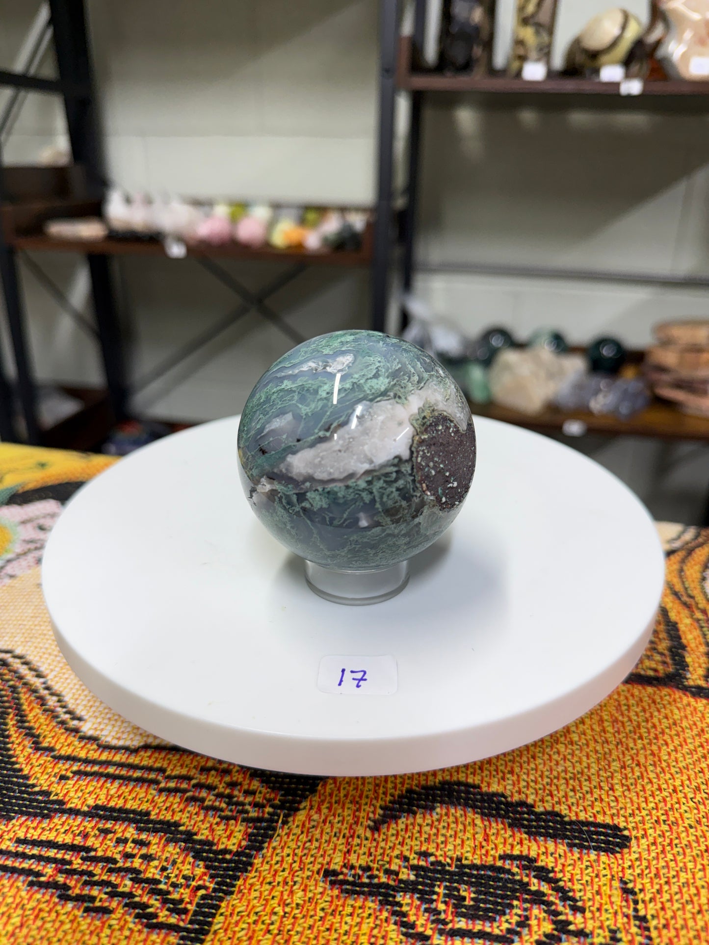 Moss Agate Sphere (17)