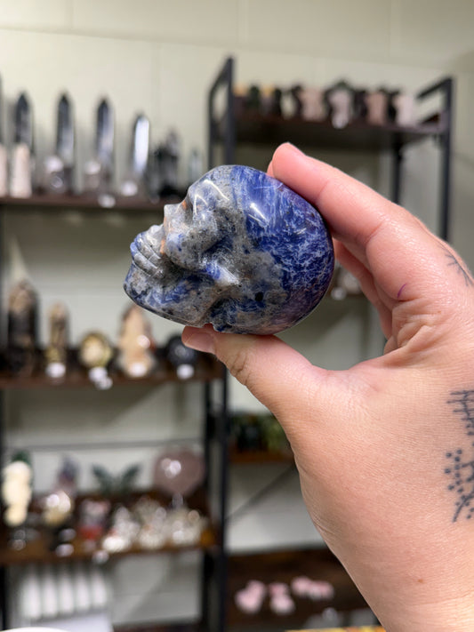 Sodalite Skull