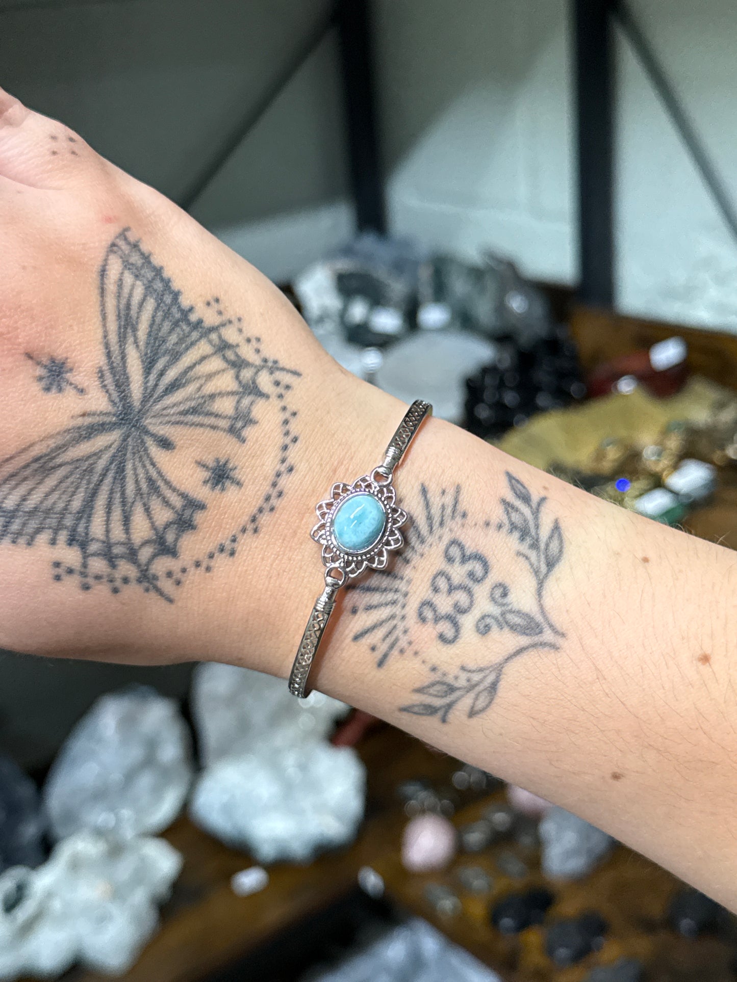 Larimar Bangle