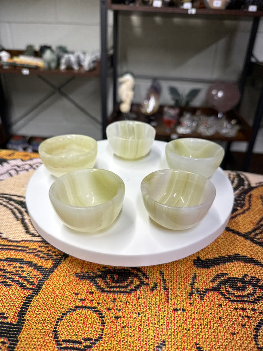 Green Onyx Bowls