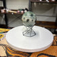 Silver Spiral Sphere Stand