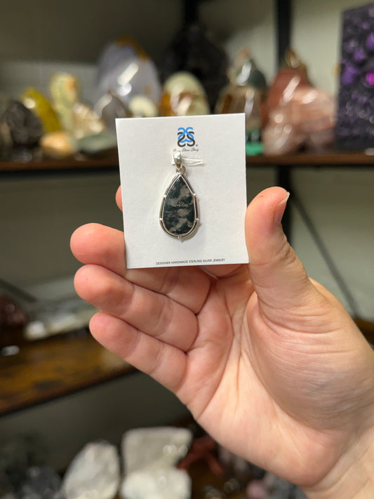 Moss Agate Pendant