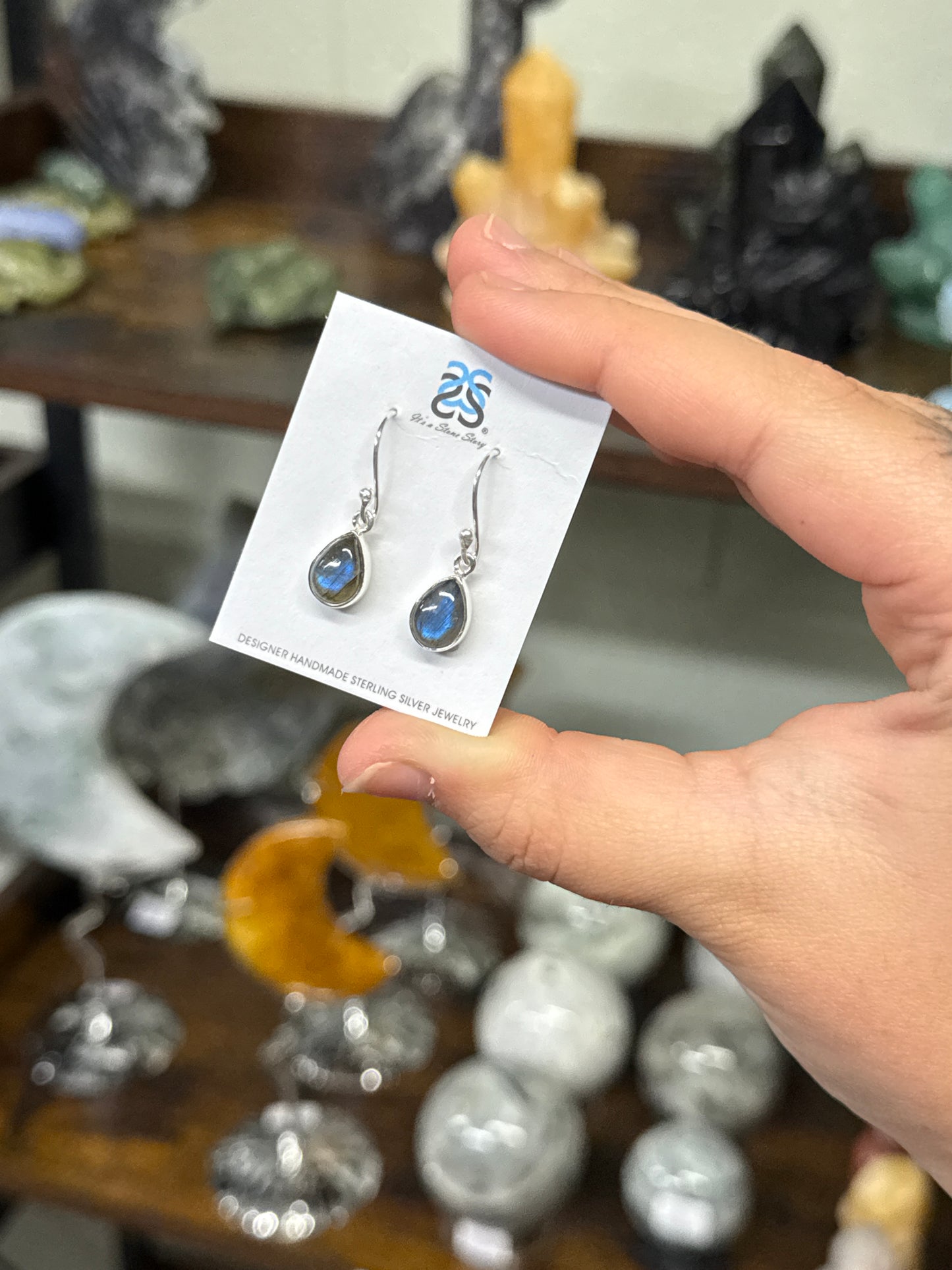 Labradorite Dangle Earrings