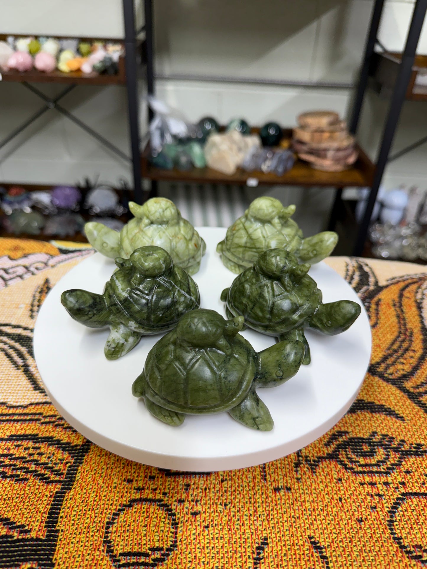 Jade Double Turtle Carving