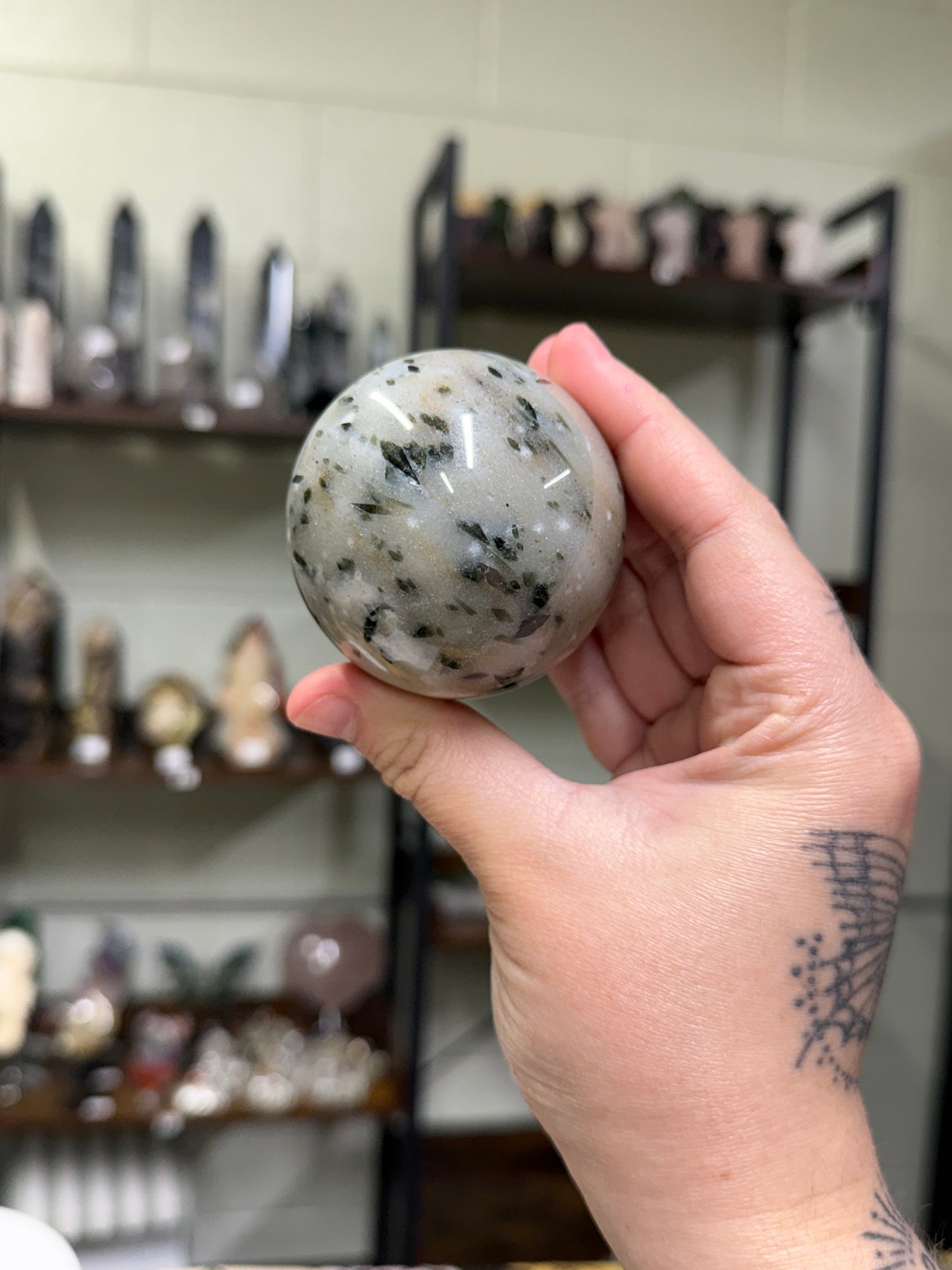 Green Tourmaline Sphere (16)