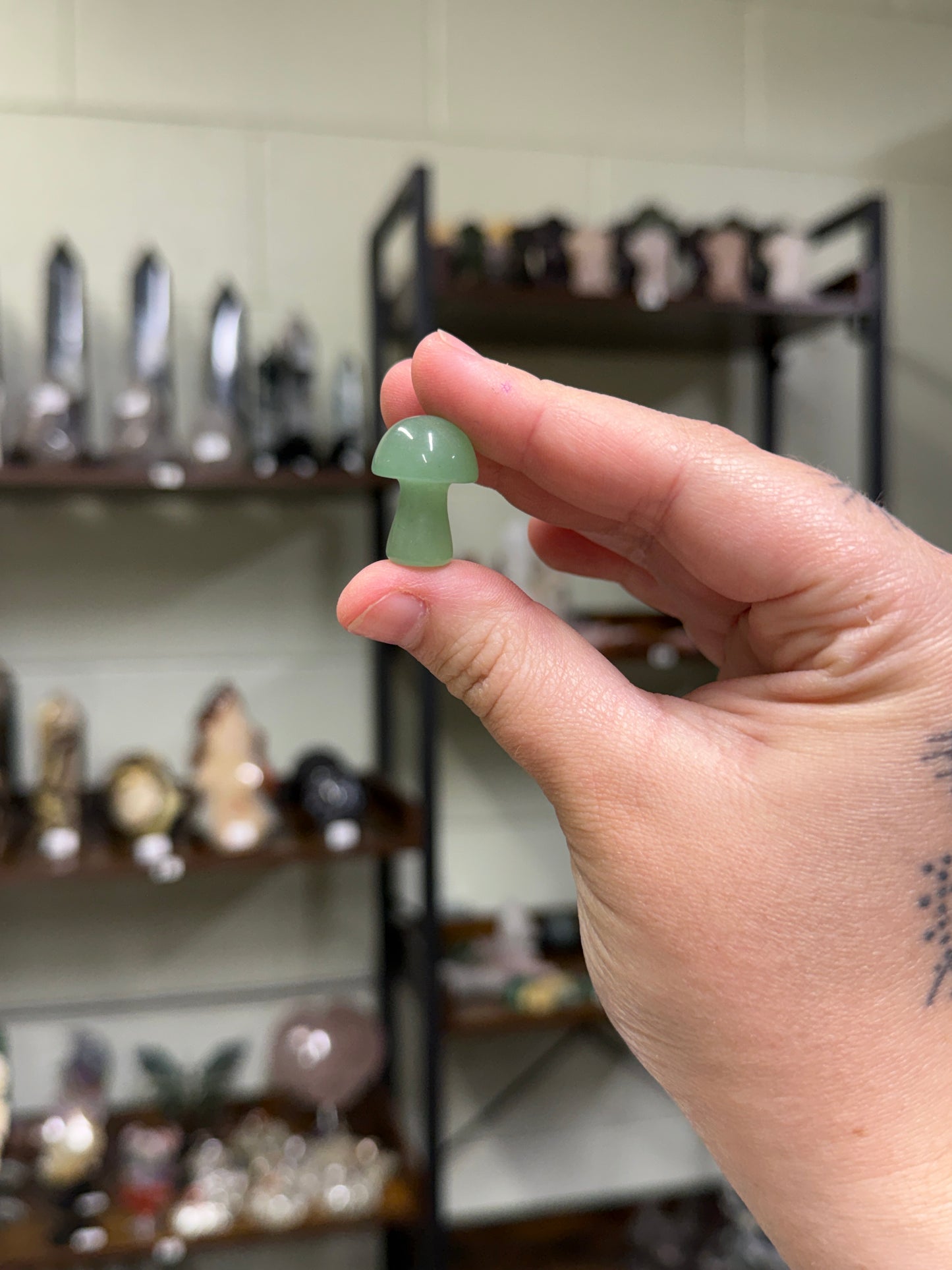 Green Aventurine Mushies
