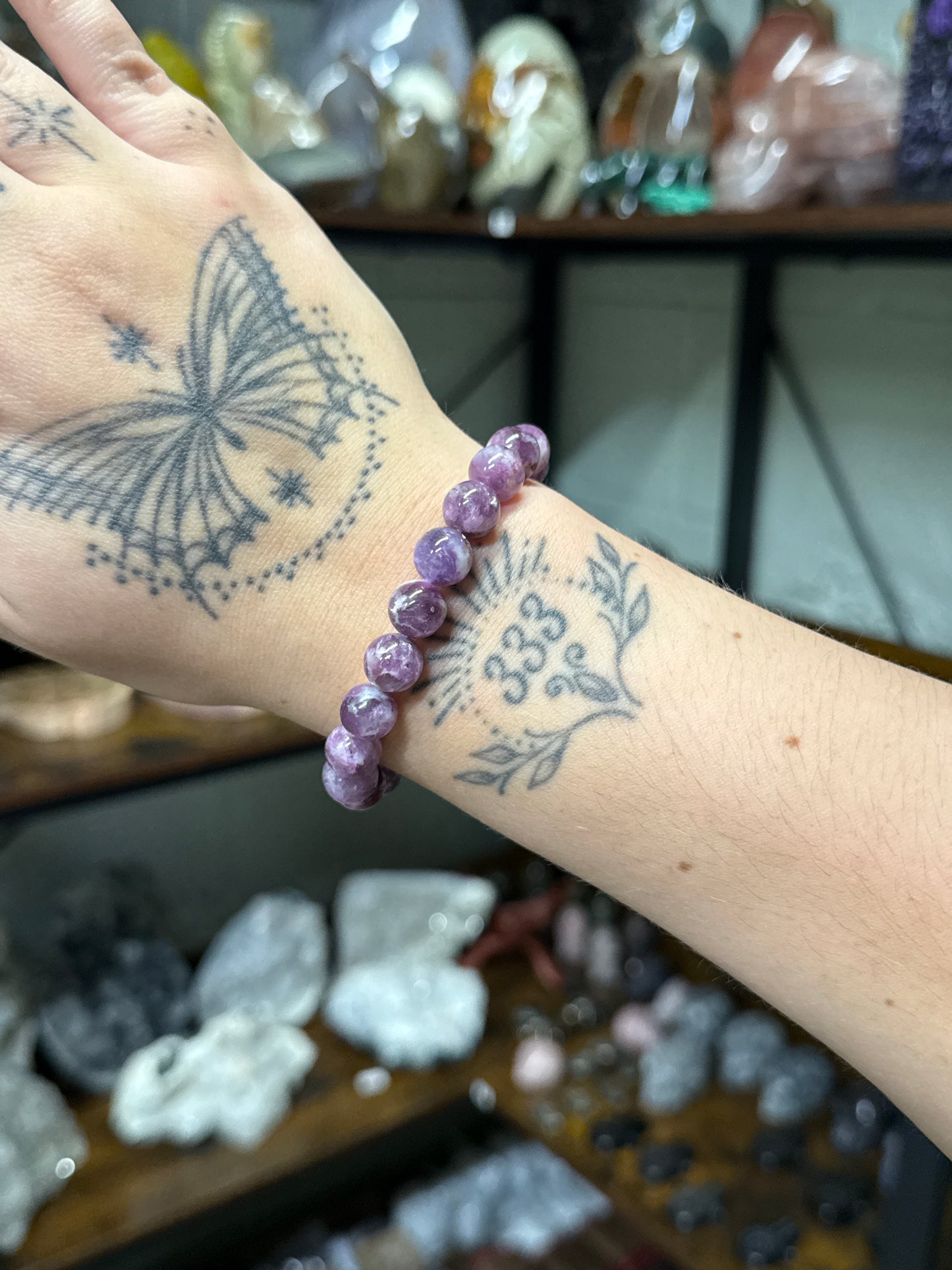 Purple Mica Bracelet
