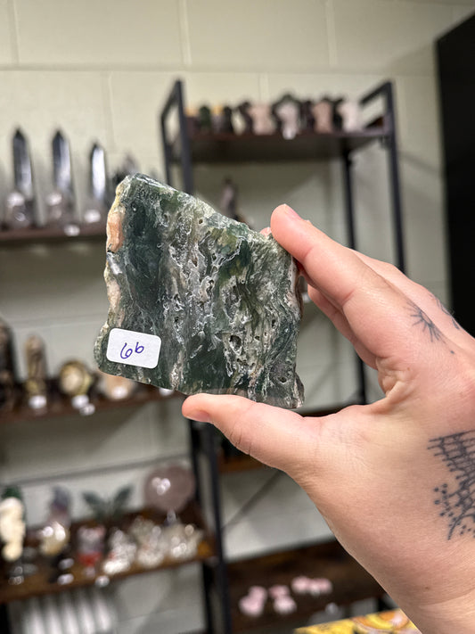 Moss Agate Slab (6b)