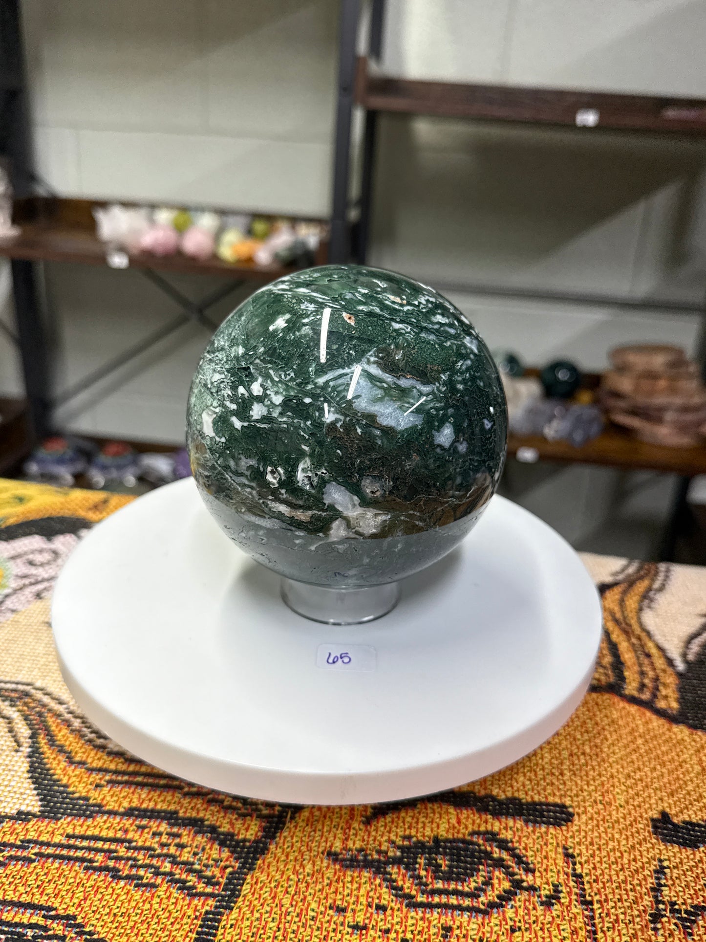 Moss Agate Sphere (65)