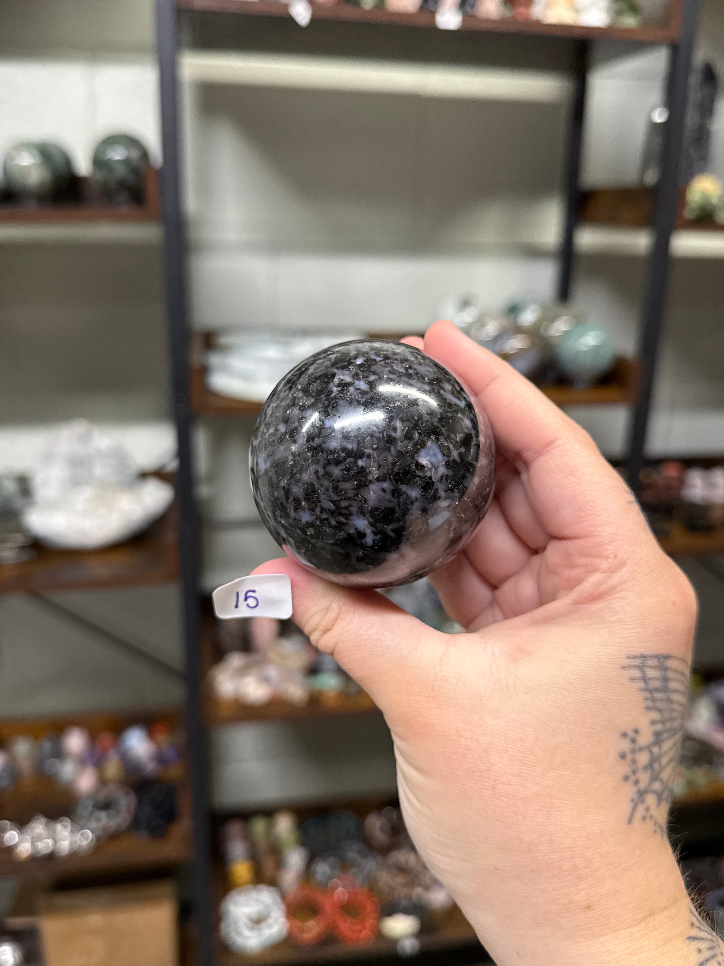 Indigo Gabbro Spheres