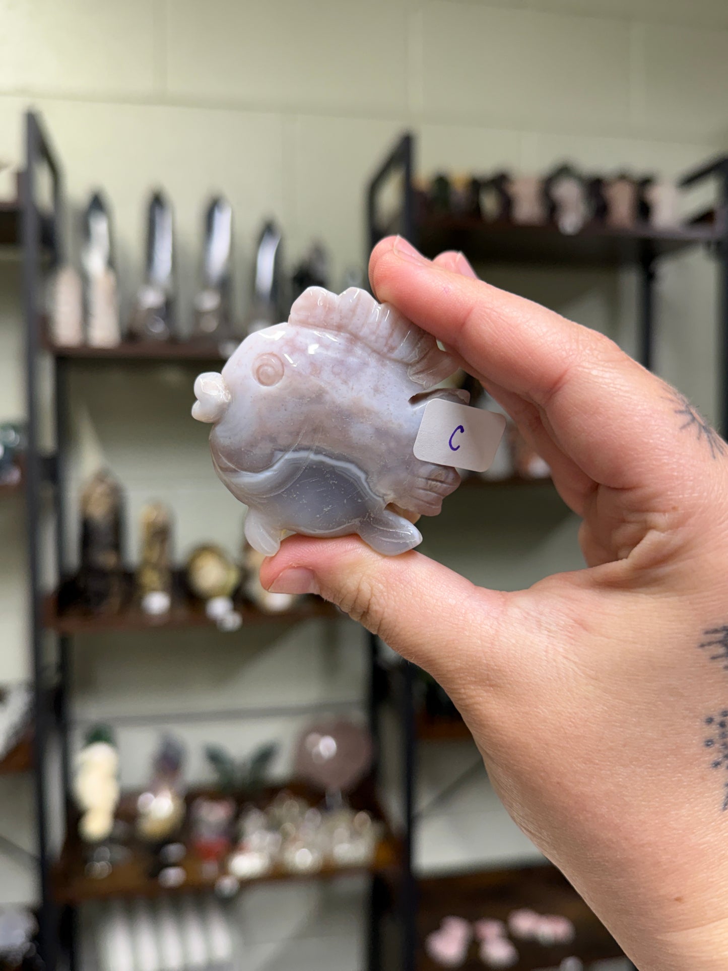 Flower Agate Fish (Choose Your Own!)