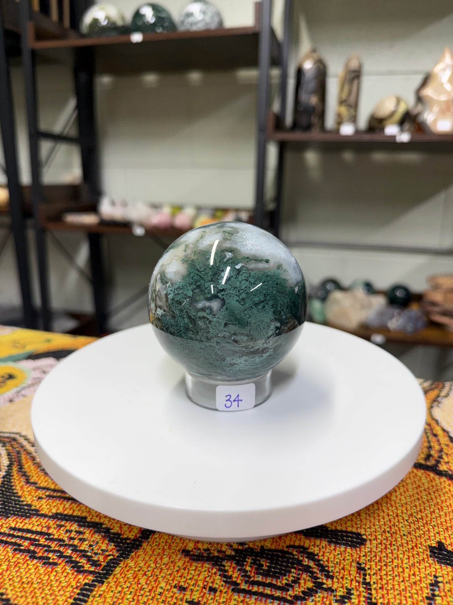 Moss Agate Sphere (34)