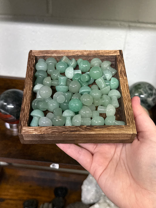 Green Aventurine Mushies