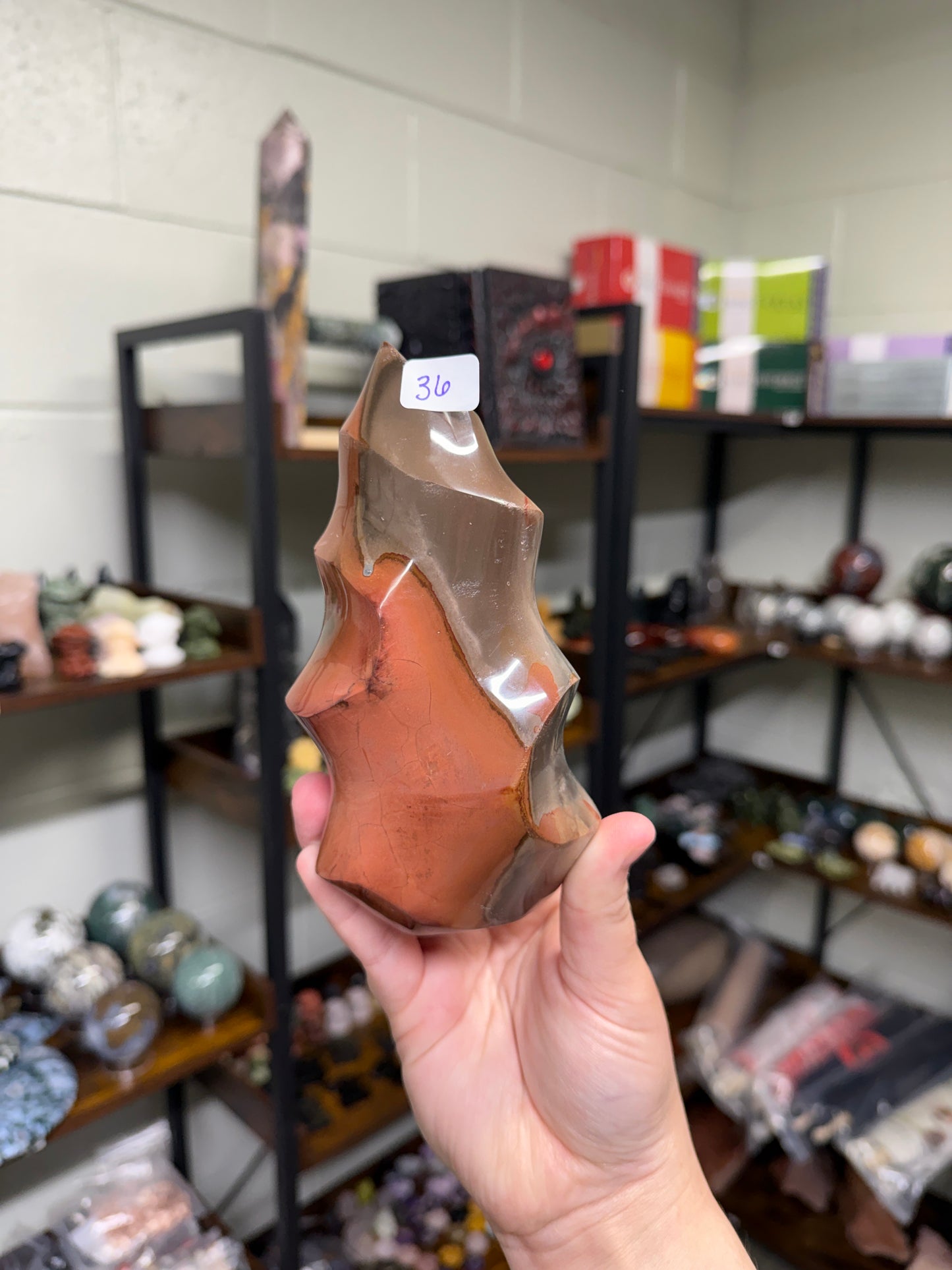 Polychrome Jasper Flames