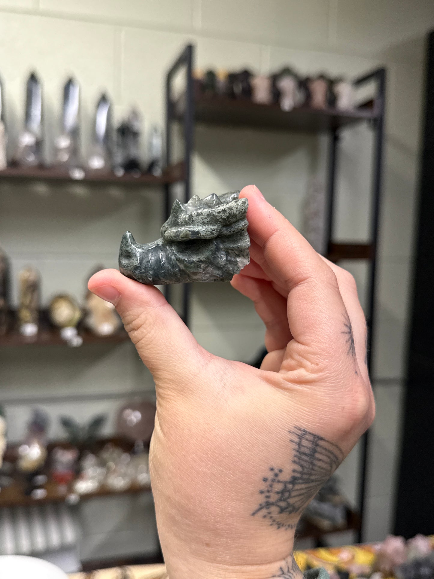 2” Dragon Skull Carvings