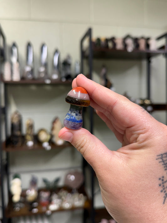 1.5” Chakra Mushroom