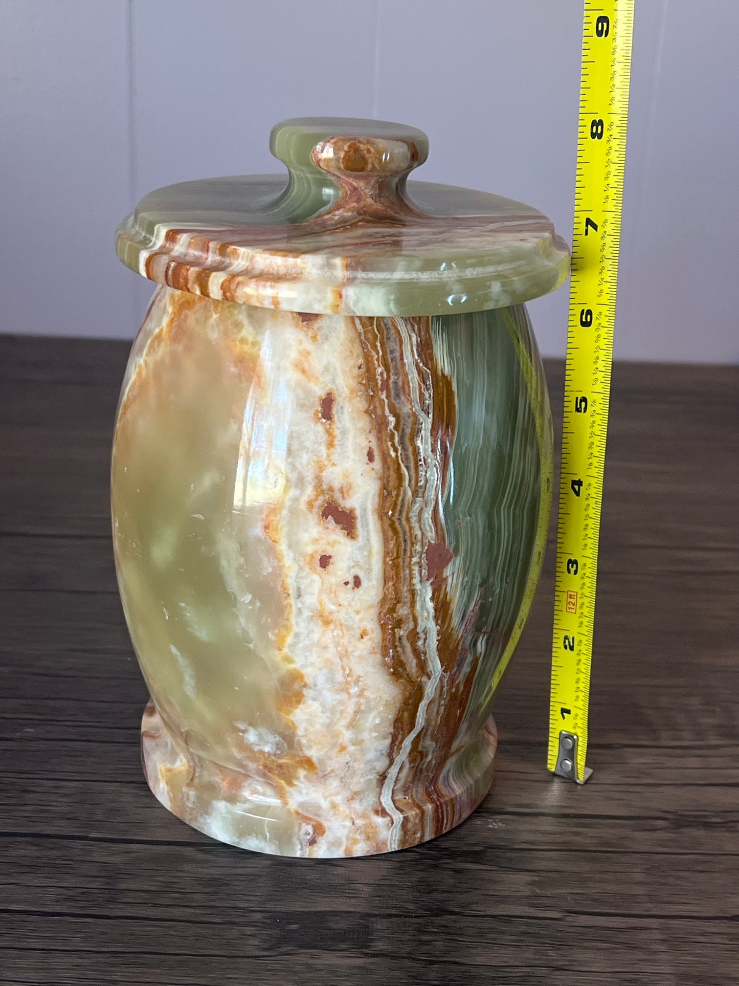 Green Onyx Jar