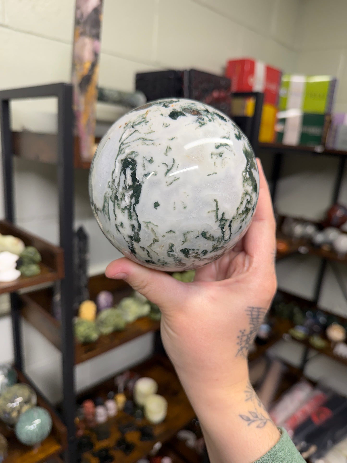 Moss Agate Sphere (60)