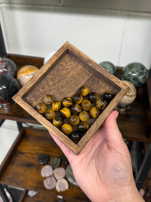 Tigers Eye Marbles
