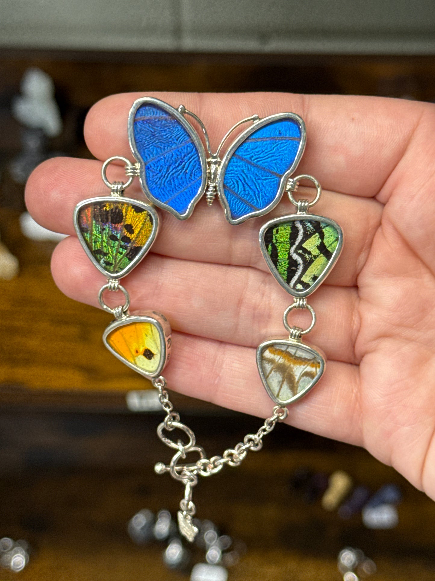 Real Butterfly Bracelet