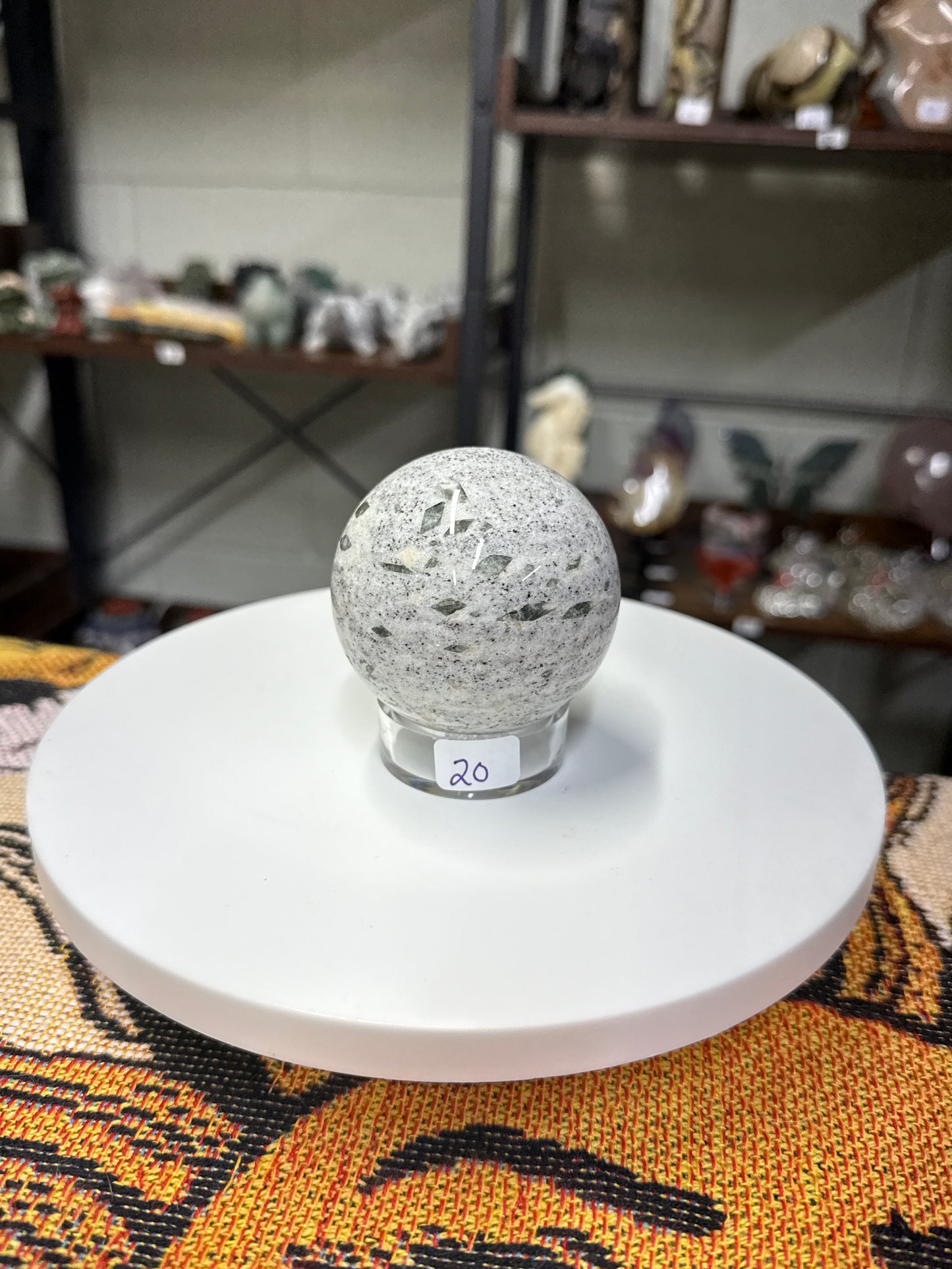 Green Tourmaline Sphere (20)