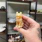 Calcite Dog Carving