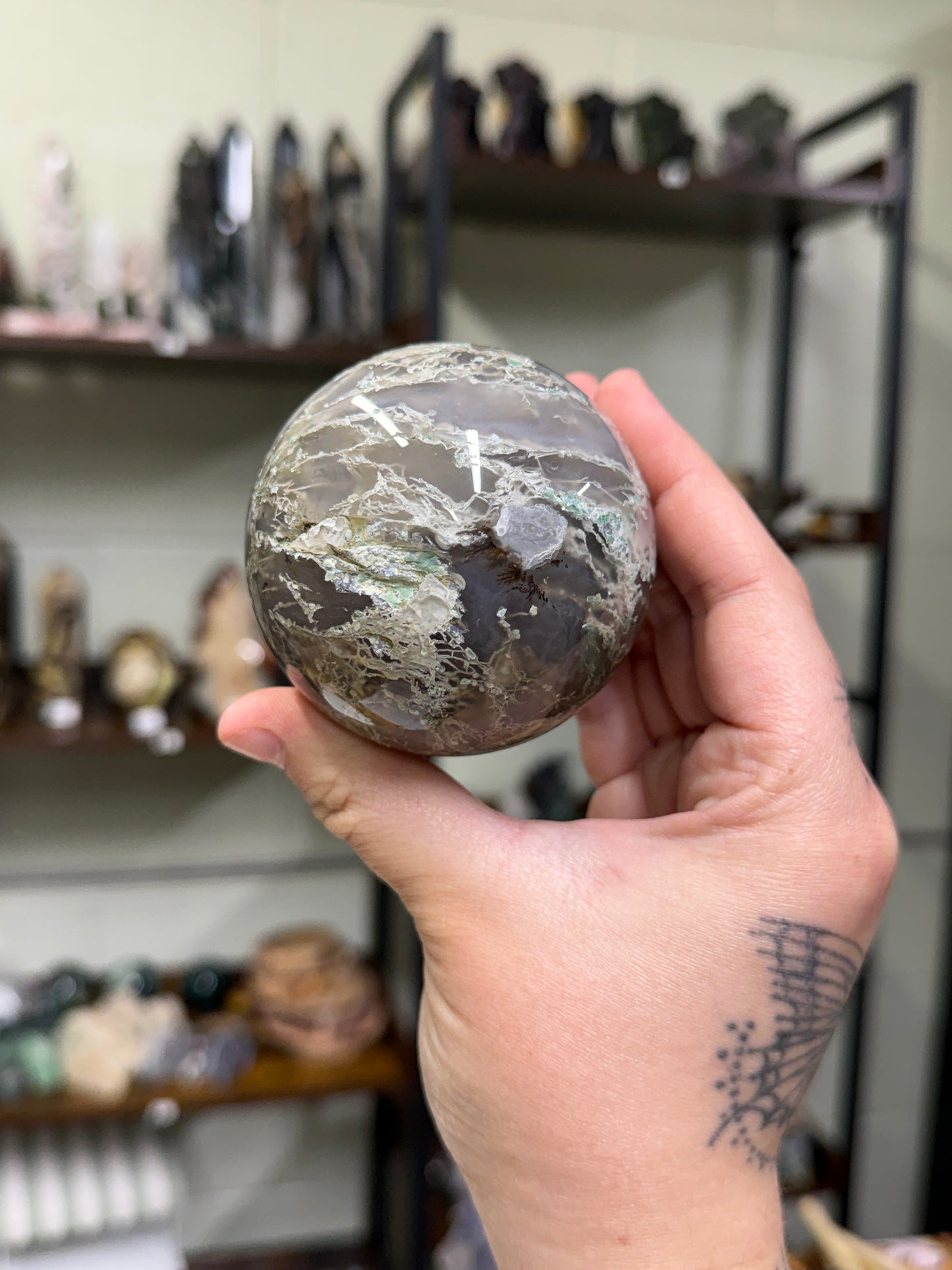 Moss Agate Sphere (24)