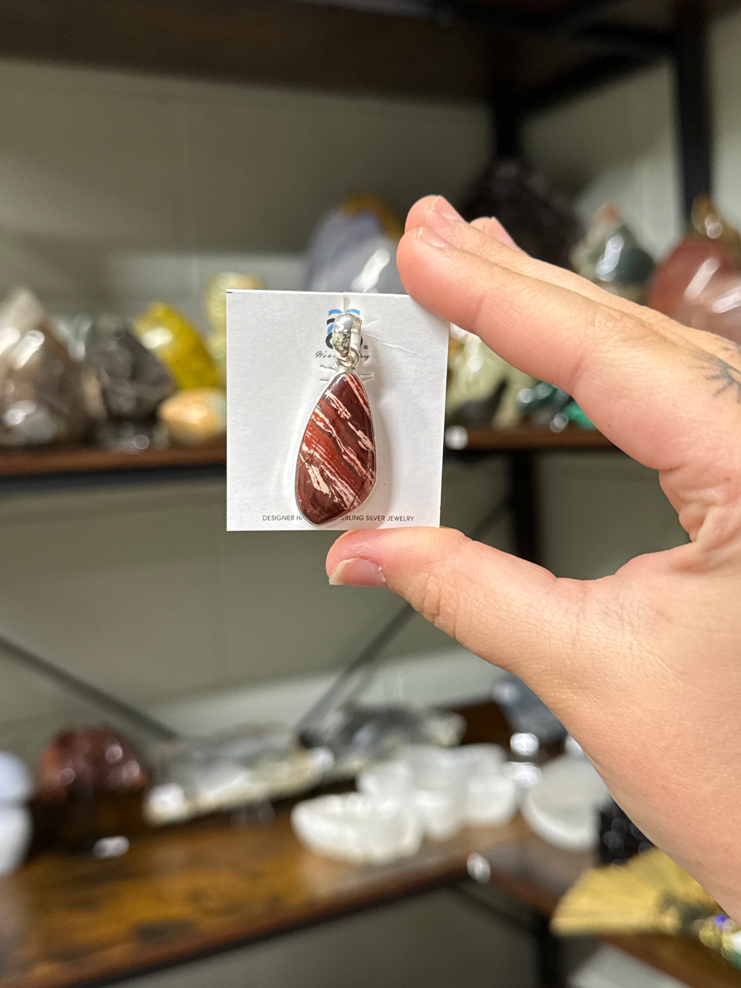 Snake Skin Jasper Pendant