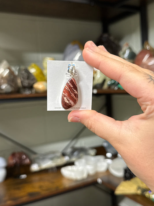 Snake Skin Jasper Pendant