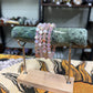Faceted Flower Agate Bracelets