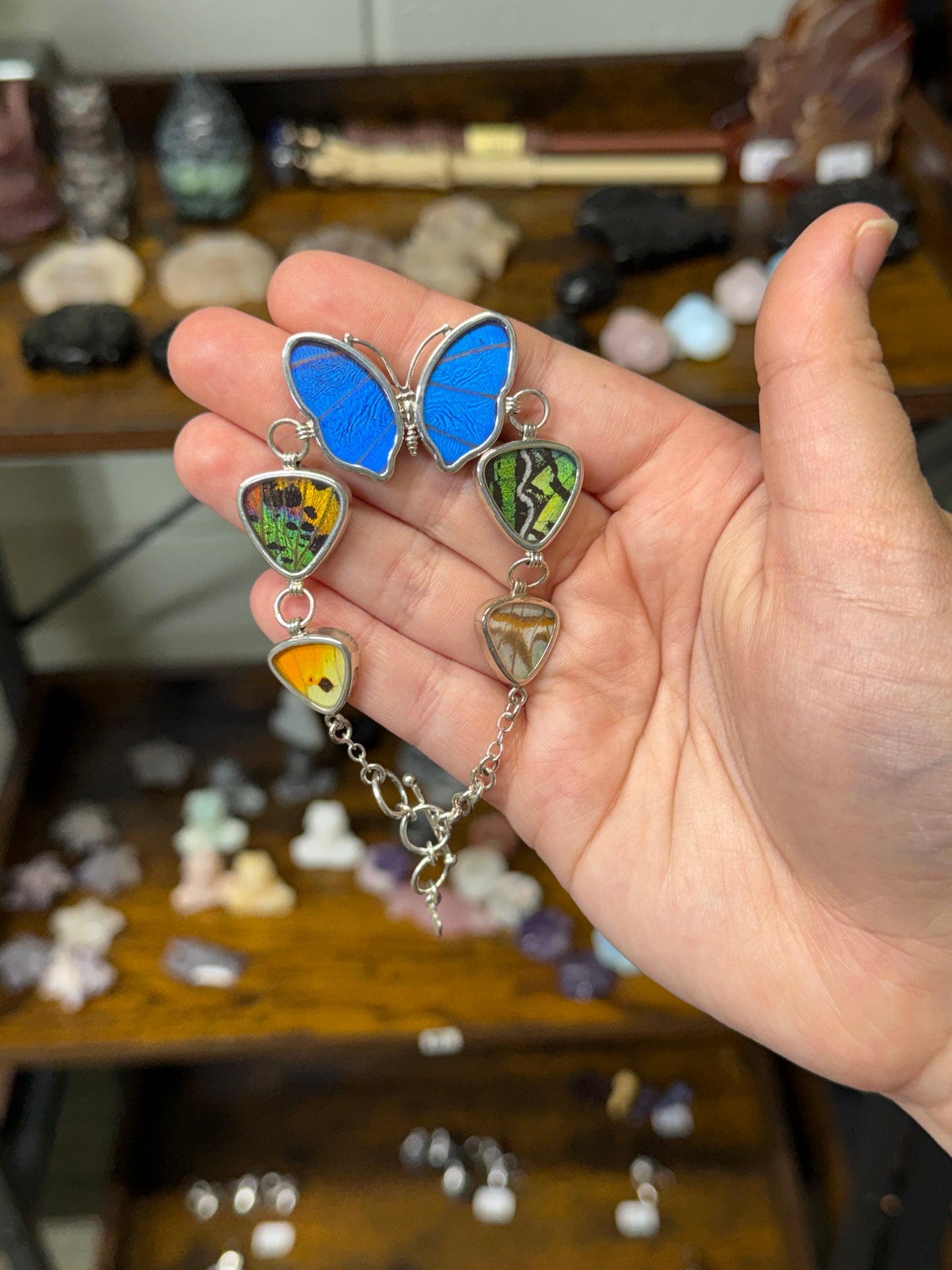 Real Butterfly Bracelet