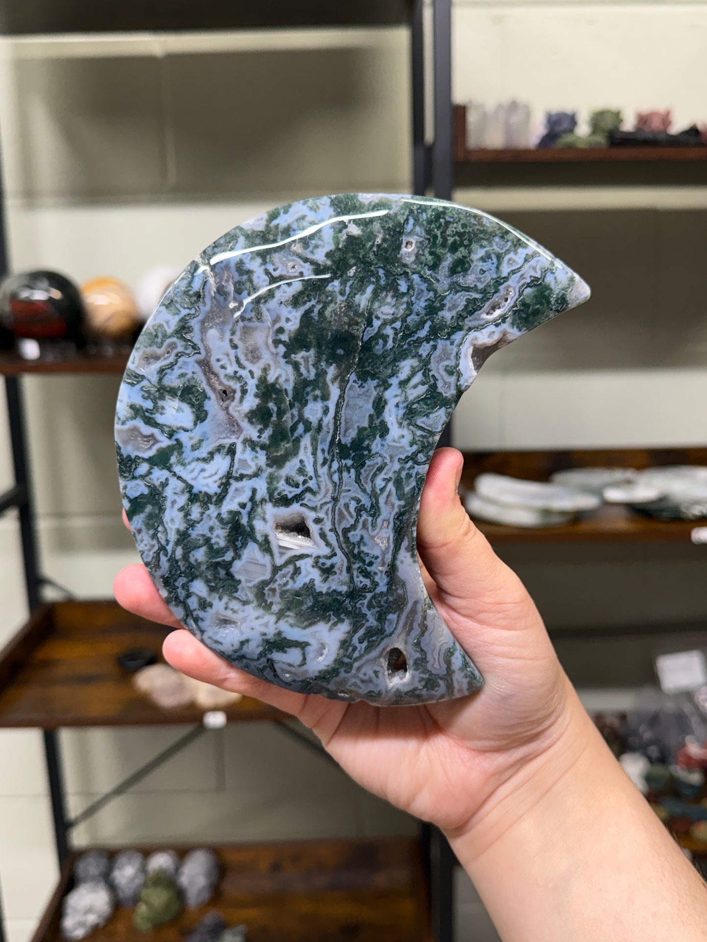Moss Agate Moon (55)
