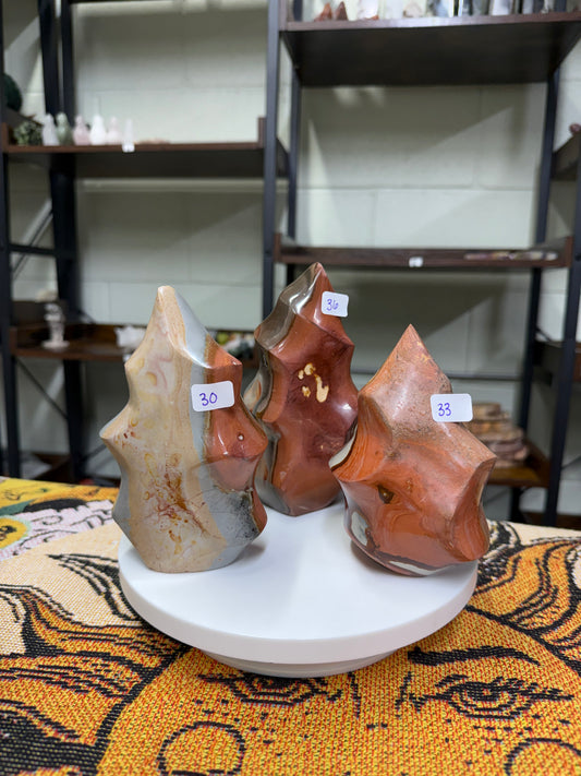 Polychrome Jasper Flames