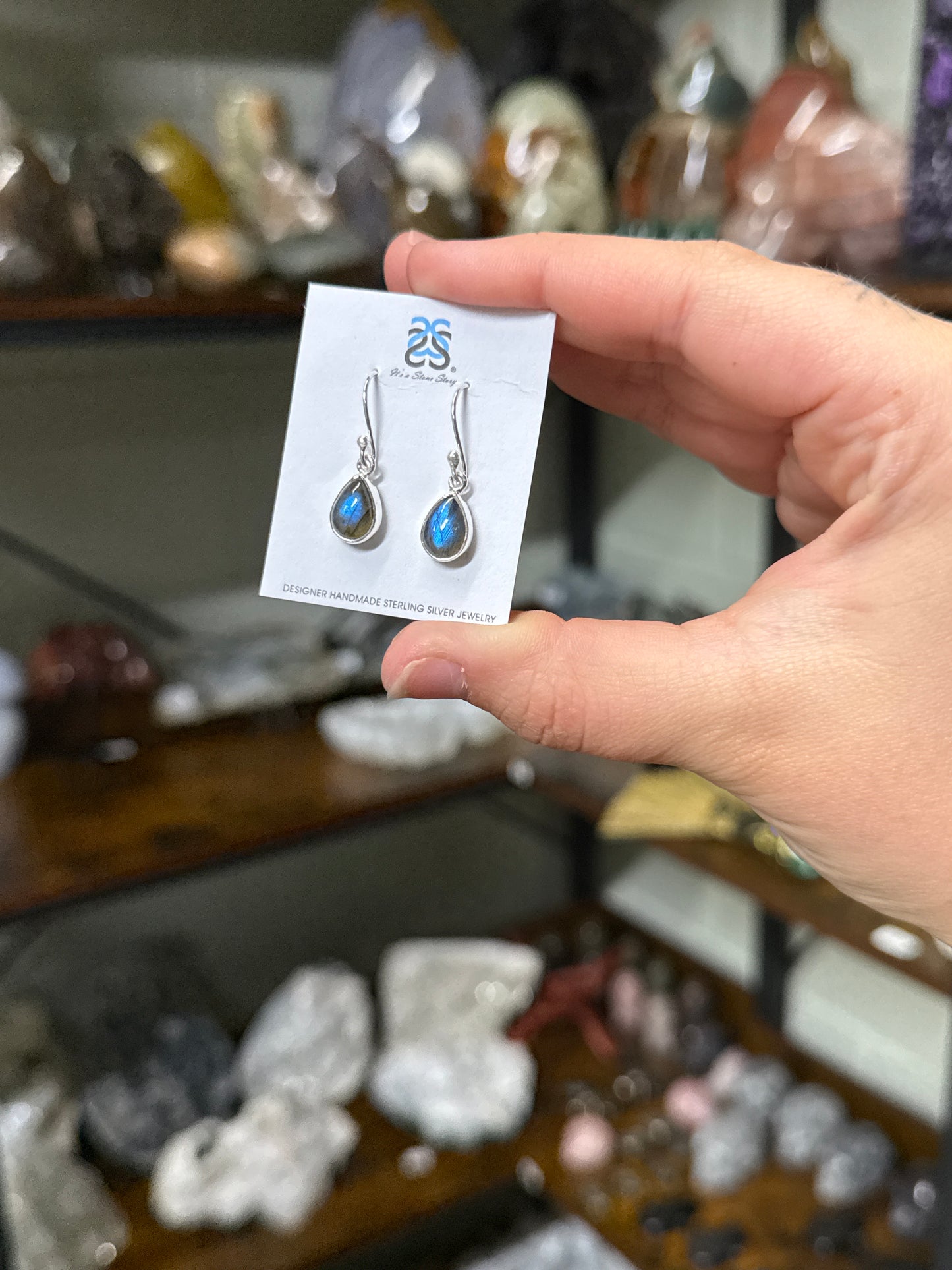 Labradorite Dangle Earrings